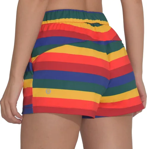 Vista 3 de Pantalones cortos para mujer, pantalones cortos para verano, casuales, atléticos, correr, senderismo, entrenamiento, gimnasio, pantalones cortos