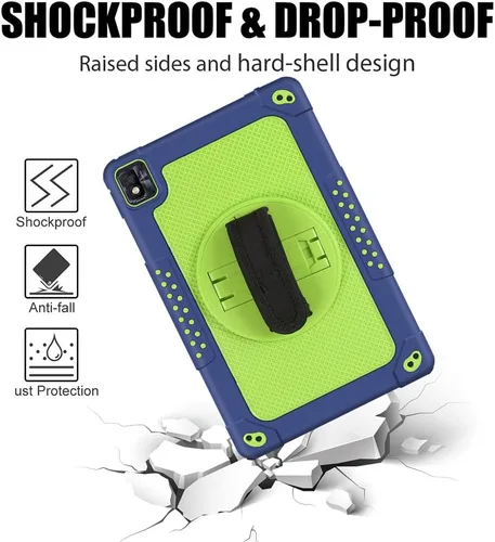 Vista 2 de Funda protectora híbrida resistente a prueba de golpes para Nokia T21/TCL Tab Pro 5G (modelo: 9198S)/VASTKING KingPad M10 10.36 pulgadas