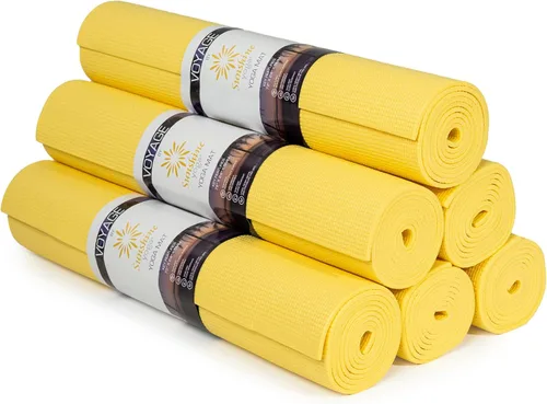 Vista 18 de Voyage - Tapete de yoga a granel, paquete de 6, 72 x 24 pulgadas, esterillas de yoga profesionales para estudio y gimnasio, 0.197 in de grosor