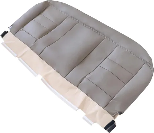 Vista 5 de GXARTS Funda de asiento de repuesto de cuero para asiento trasero inferior de color marrón compatible con Ford Excursion 2002-2005 compatible