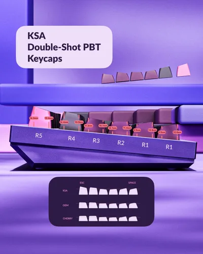 Vista 6 de Keychron Q5 Pro - Teclado mecánico inalámbrico QMK/VIA, diseño completo personalizable del 96% con perilla programable, interruptor K Pro marrón