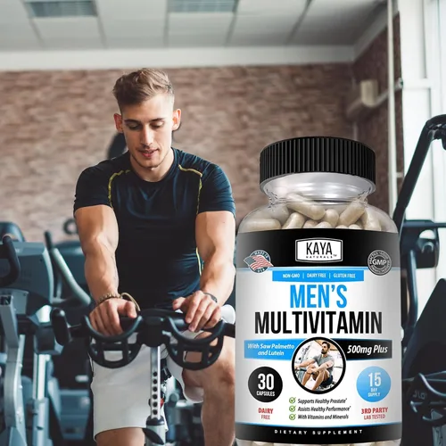 Vista 7 de Kaya Naturals Multivitamínico para hombres - Multivitamínico para próstata para hombres - Suplemento diario multimineral - píldoras para hombres