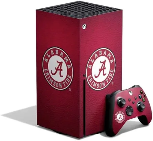 Vista 5 de Skinit Calcomanía para juegos compatible con el paquete Xbox Series X, diseño de mascota oficial de la Universidad de Alabama