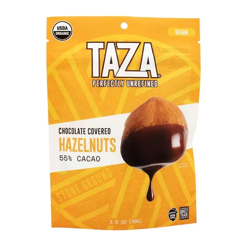 Vista 8 de Taza Chocolate Almendras cubiertas de chocolate orgánico 55% oscuras, 12