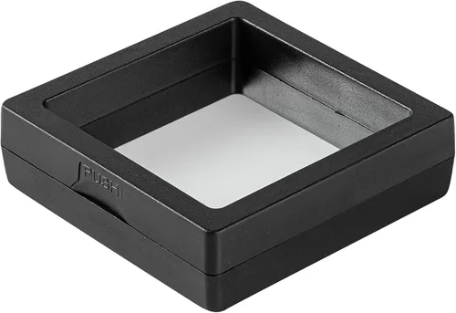 Vista 17 de Restaurantware Display Tek - Vitrinas flotantes de 2.8 x 2.8 pulgadas, 10 carcasas de exhibición de marco, se venden por separado, vitrinas