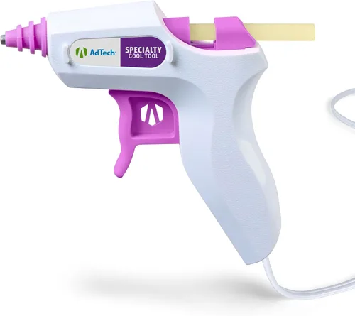 Vista 3 de Kit de herramientas de AdTech Cool Tool con pistola de pegamento de baja temperatura, blanco - Apto para niños, seguro para manualidades