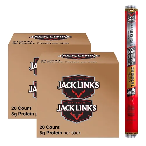 Vista 13 de Jack Link's Palitos de carne seca original - (20 unidades) 0.92 oz