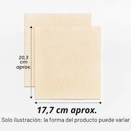 Vista 9 de Paños de esponja de celulosa sueca para platos, paquete de 10 paños de limpieza ecológicos, sin olor, reutilizables, para cocina, absorbente
