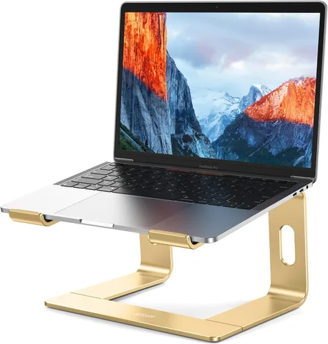 Vista 13 de BESIGN LS03 - Soporte elevador de aluminio para laptop, ergonómico y desmontable, elevador para computadora, compatible con MacBook Air Pro, Dell