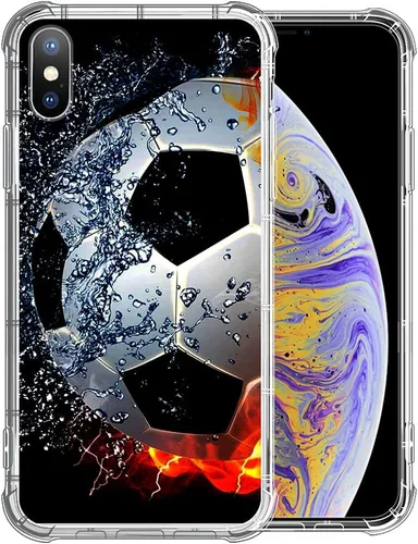 Vista 56 de CARLOCA Funda compatible con iPhone 7 Plus para niña, transparente con increíble diseño de nebulosa espacial, diseño de plástico a prueba de golpes