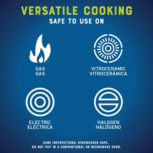 Vista 7 de Oster Sangerfield - Juego de utensilios de cocina de acero inoxidable de 12 piezas con herramientas de cocina, ollas y sartenes antiadherentes