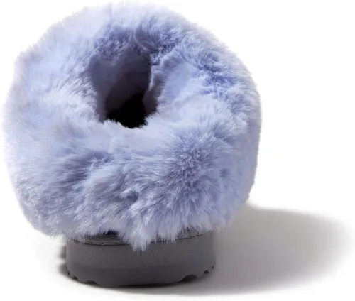 Vista 3 de Dearfoams Pantuflas de punto de chenilla Hannah para mujer