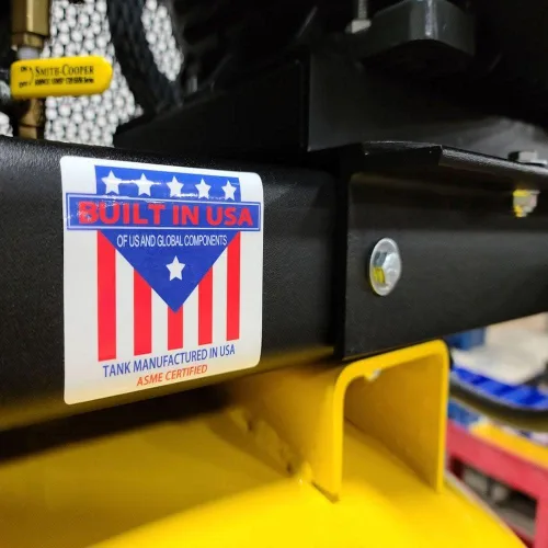 Vista 7 de Compresor de aire silencioso de 10 HP, vertical, 1 PH, 80 galones, serie Industrial Plus, modelo ESP10V080V1 por EMAX Compressor