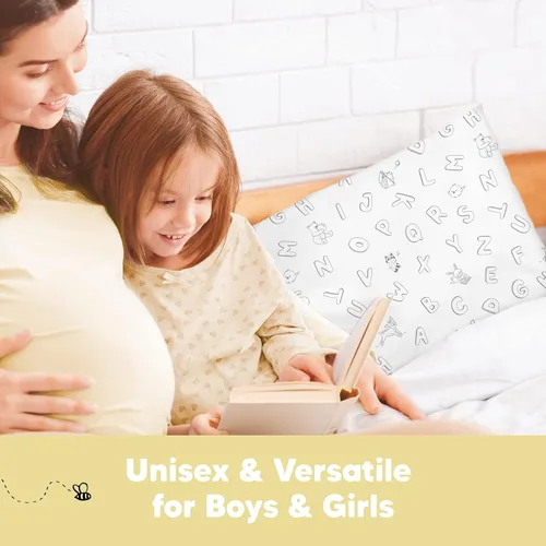 Vista 9 de KeaBabies Funda de almohada para niños pequeños de 13 x 18 pulgadas, funda de almohada de algodón orgánico para niños, niñas, funda de algodón suave