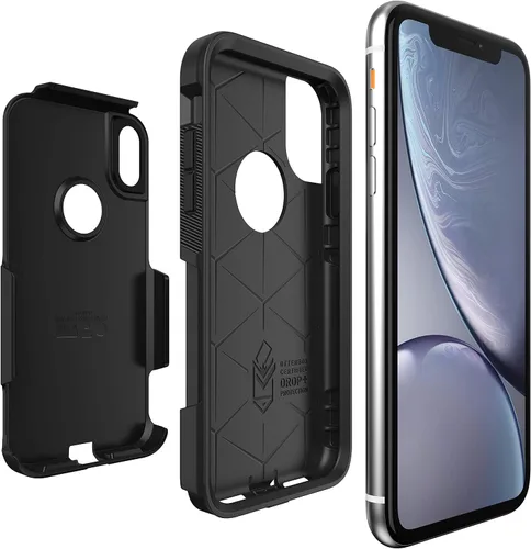 Vista 5 de OTTERBOX COMMUTER SERIES - Funda para iPhone XR - No se envía en bolsa de plástico, color negro