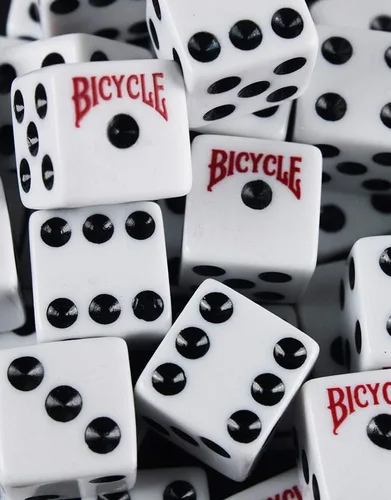 Vista 6 de Bicycle - 5 dados de 5 unidades equipo de juego de césped