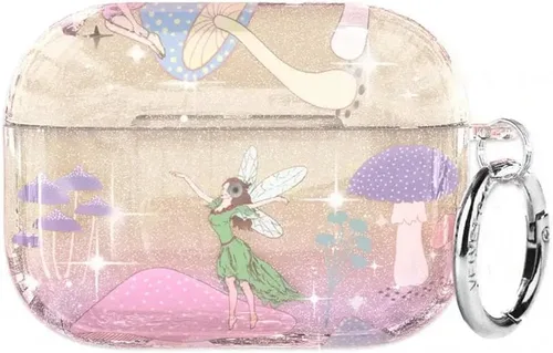 Vista 57 de Velvet Caviar Funda compatible con AirPods Pro de 2ª y 1ª generación, bonita funda protectora dura para mujer, diseño de lunares azules y aguamarina