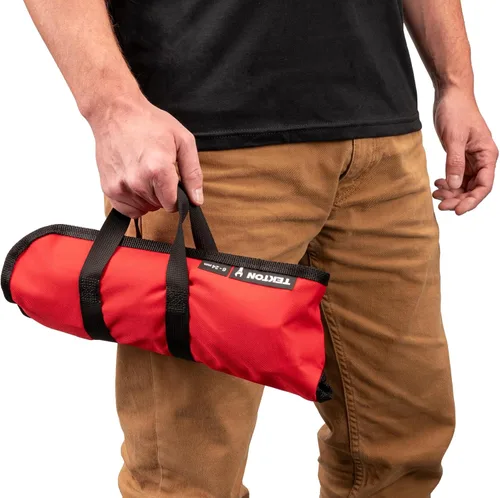 Vista 6 de TEKTON Juego de llaves combinadas con cabeza flexible de 12 puntos con bolsa, 19 piezas (6-24 mm) WRC95403
