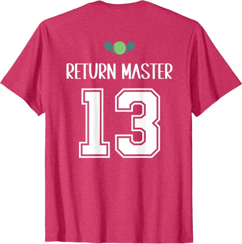 Vista 25 de Camiseta divertida del grupo de tenis de pádel para el equipo de pádel