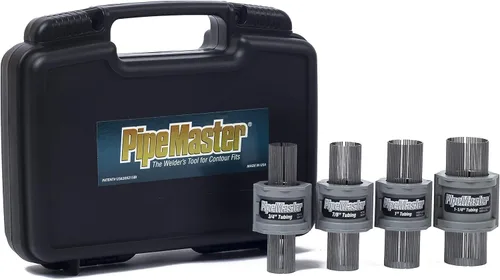 Vista 18 de P-100 (Tubería de 1" y Tubo de 1-5/16" D.E.) – Herramienta de Calibre de Contorno PipeMaster para Montaje de Tuberías y Tubos – Muescador