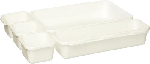 Vista 6 de Madesmart Paquete de compartimentos con enclavamiento, blanco, 8 piezas