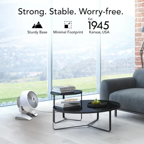 Vista 6 de Vornado 6303DC Ventilador circulador de aire mediano inteligente eléctrico con control de velocidad variable