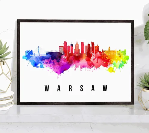Vista 30 de Póster de Kazan Skyline Rusia, pintura de paisaje urbano de Kazan, póster de Rusia, paisaje urbano de Kazán y estampado de monumentos, arte de pared