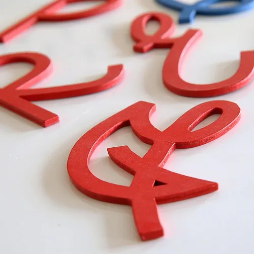 Vista 8 de Montessori - Letras pequeñas del alfabeto movible (mayúscula, cursiva, mezcla de azul y rojo), materiales Montessori, herramientas educativas