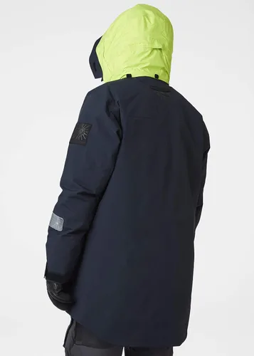 Vista 5 de Helly-Hansen - Chaqueta impermeable para hombre, diseño de océano ártico