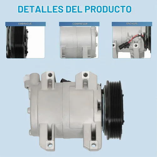 Vista 5 de Reemplazo del compresor de CA del A/C de LABLT para CO 11200C