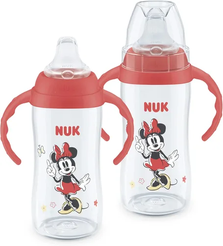 Vista 7 de NUK Disney Princess - Vaso grande para aprender, 10 onzas, paquete de 2 unidades, sin BPA, a prueba de derrames