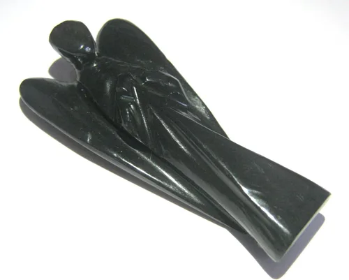 Vista 2 de Protector Negro Turmalina Guardián Hada Ángel Sanación Reiki FENG Shui Hombres Mujeres Regalo Energía Psíquica Bienestar Gema Metafísica Salud