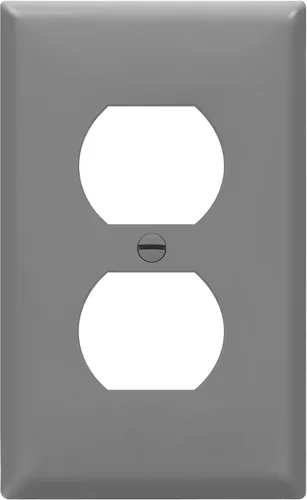 Vista 73 de ENERLITES Placa de pared dúplex para tomacorriente para receptáculos, cubierta de toma de corriente eléctrica jumbo, acabado brillante, de gran Negro