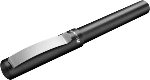 Vista 2 de Pelikan Pina Colada - Pluma estilográfica con cartucho de tinta estándar recargable para usuarios diestros e zurdos, color antracita, 1 unidad