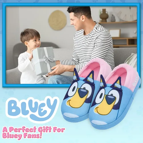 Vista 3 de Bluey Zapatos Niños Zapatillas Niñas 3D Antideslizante Niños Zapatillas Cálidas Niños Niñas