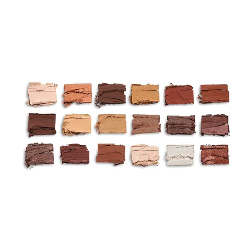Vista 2 de I Heart Revolution - Paleta de sombras de ojos I Love Chocolate, chocolate S'Mores, brillo, brillo y tonos mate, 18 tonos pigmentados intensos, sin