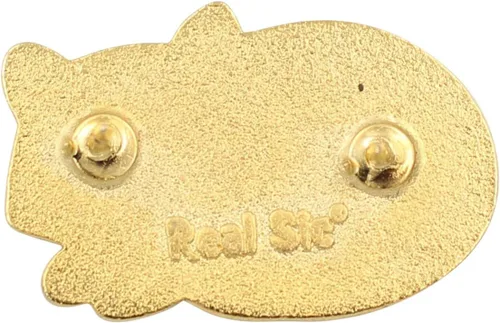 Vista 6 de REAL SIC Alfiler de zorro durmiente Lindo Kawaii Gold Fox Jewlery, Pin de chaqueta para uso diario en mochilas, sombreros y bolsas, Hierro