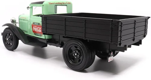 Vista 6 de Motor city classics Coca-Cola Diecast coleccionable Ford Modelo AA 1931 (versión verde) escala 1:24 424024 con licencia