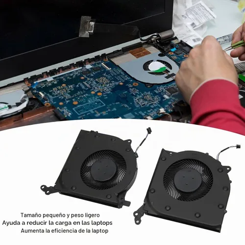 Vista 5 de Legion 5 15IMH05/15ARH05 Ventilador de refrigeración para CPU y GPU, 4 pines CC 5V