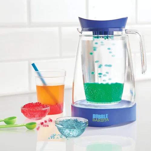 Vista 2 de MindWare Kitchen Science Academy - Kit de barista de burbujas, innovador kit de fabricación de bebidas que combina magia efervescente con ciencia