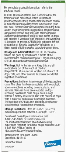 Vista 2 de Credelio Quattro / Credelio Quattro-CA1 para perros 25.1-50 libras, 1