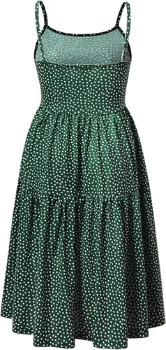 Vista 2 de GINKANA Vestido de maternidad sin mangas para mujer, con tirantes ajustables, vestido casual de verano para uso diario o baby shower
