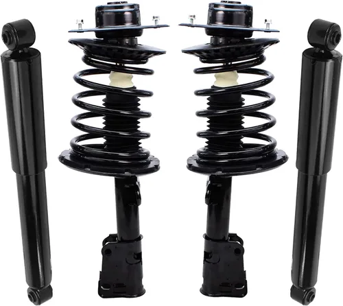 Vista 43 de Detroit Axle - Kit de 4 puntales para Ford Escape 2014-2019, 2 amortiguadores traseros ensamblaje 2 puntales delanteros y resortes helicoidales 2015