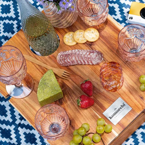 Vista 4 de Komorebi Copas de vino acrílicas inastillables, copas de plástico irrompibles, sin BPA y a prueba de caídas, elegantes vasos para uso en interiores