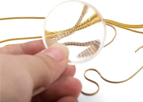 Vista 3 de AGCFABS 16.4 ft/Pack Cadena de Serpiente Collar de Enlace a Granel para Collar DIY Joyería Fabricación Hecho a Mano Encontrar Accesorios (Bronce)