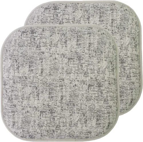 Vista 17 de Sweet Home Collection Cojines de espuma viscoelástica para silla, antideslizantes, diseño de panal de abeja, 16 x 16 pulgadas, paquete de 2