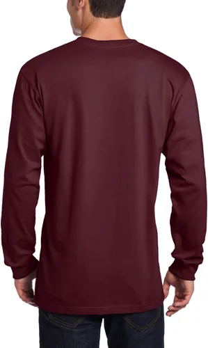Vista 2 de Carhartt - Camiseta de ajuste holgado resistente de manga larga con bolsillo para hombre