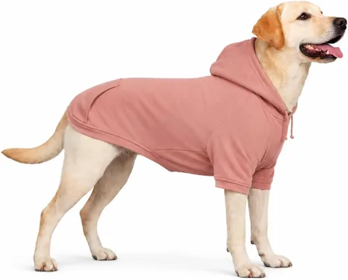 Vista 48 de Lovelonglong Sudadera básica con capucha para perros, 100% algodón, se adapta a perros pequeños, medianos y grandes, color negro, XS
