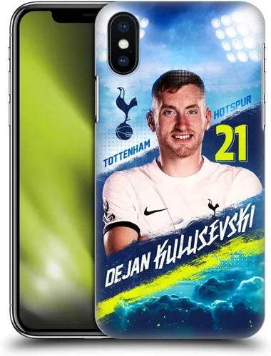 Vista 10 de Head Case Designs Tottenham Hotspur F.C. Cristian Romero 2023/24 First Team - Carcasa rígida compatible con Apple iPhone X/iPhone Xs