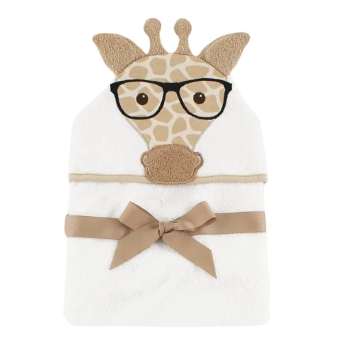 Vista 107 de Hudson Baby Toalla con capucha unisex de algodón con cara de animal para bebé, cocodrilo, talla única